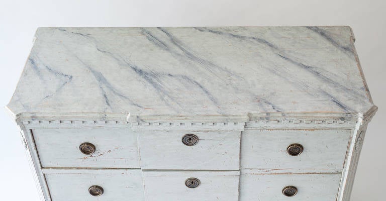 19th Century Swedish Late Gustavian Period Chest of Drawers