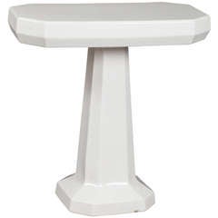 Porcelain Pedestal Table in Two Parts, France, circa 1900 6