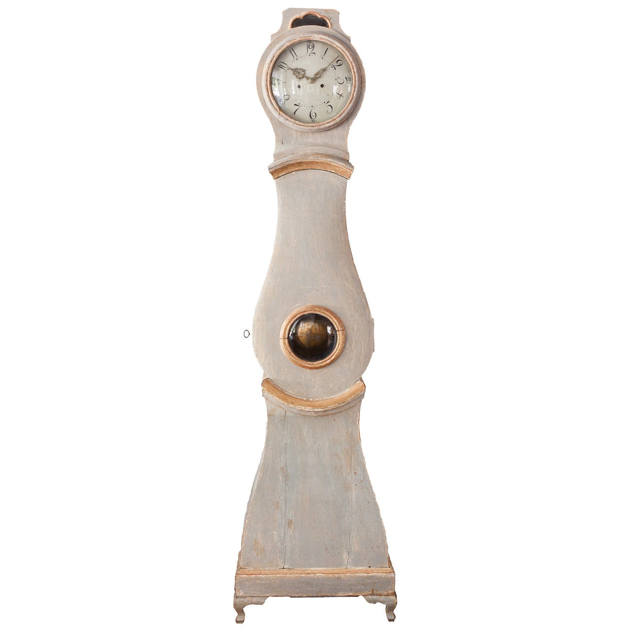 Swedish Rococo Period Tall Case Clock, circa 1760