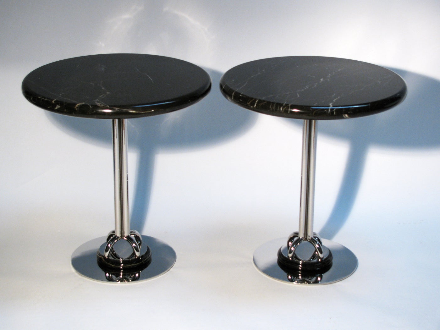 A Pair of Nicos Zographos Drinks/ Side Tables