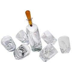 Retro Limited Edition Baccarat Decanter Set by Thomas Bastide