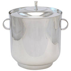 Vintage Tommi Parzinger Silver Champagne Cooler or Ice Bucket