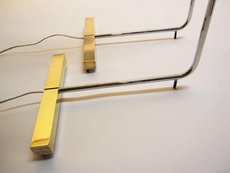 Adjustable Pair of Reading Lamps by Cedric Hartman 1
