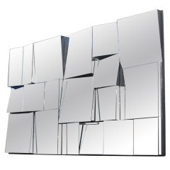 A Large "Slopes" Faceted Mirror by Neal Small