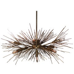A Hanging "Twig" Chandelier by Jere'