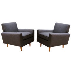 A Pair of Florence Knoll Club Chairs