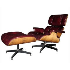 A Ray & Charles Eames Iconic Lounge Chair & Ottoman