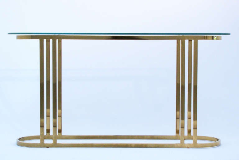 Milo Baughman Style Console or Sofa Table