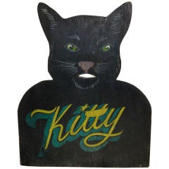 A Folk Art "Kitty" Bank