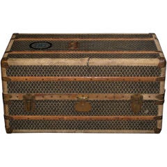 Antique A Goyard Steamer Trunk