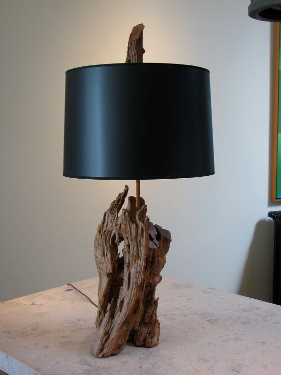 A Driftwood Table Lamp