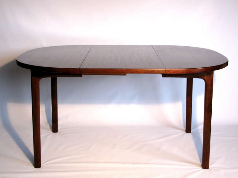 Mid-20th Century Rosewood Expandable Dining Table by Folke Ohlsson for DUX