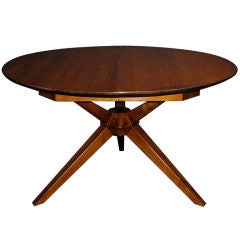 Expanding Dining Table Attributed to Gio Ponti