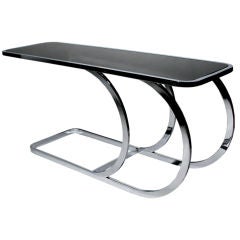 A Cantilevered Form Console Table