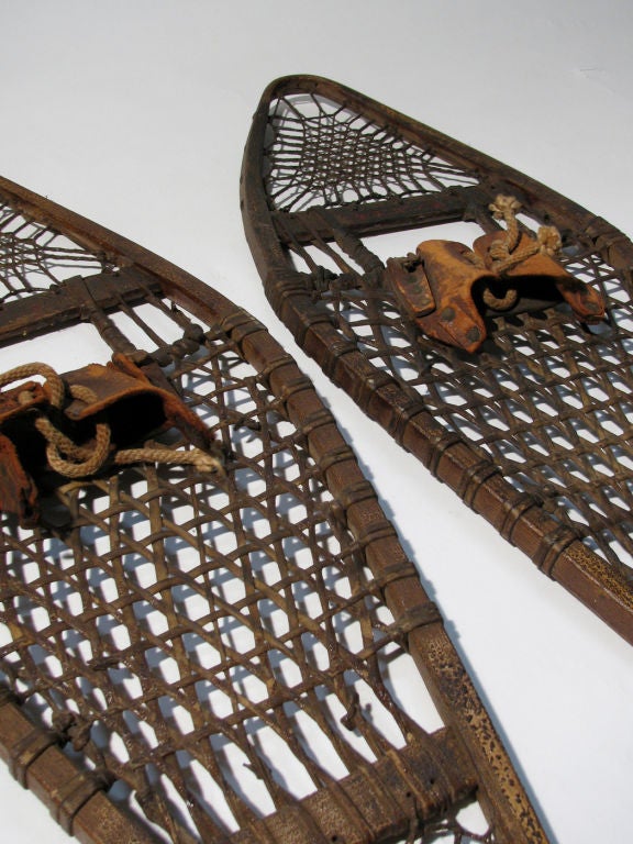 tubbs snowshoes antique