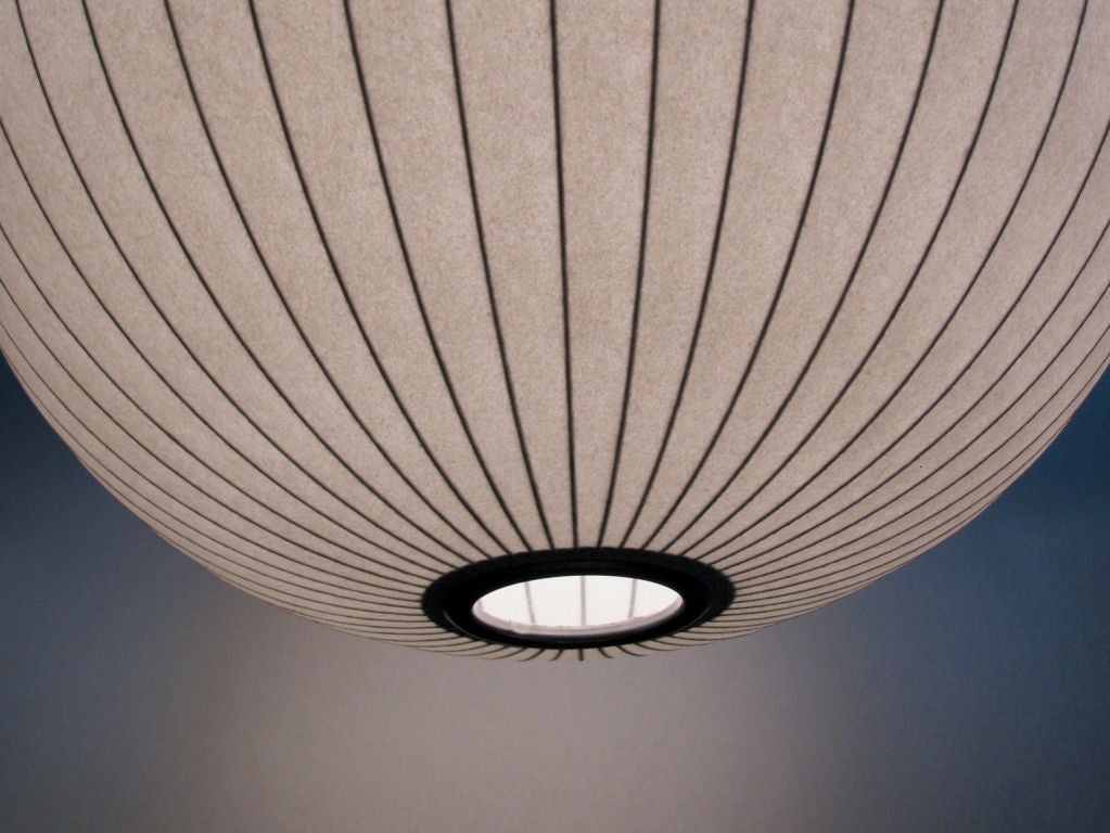 Milieu du XXe siècle Grande lampe bulle George Nelson #H-725