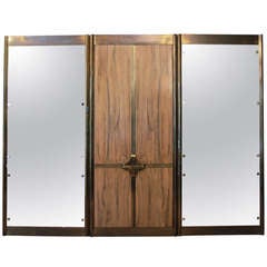 A Three-Piece Mastercraft Vitrines and Storage Cabinet