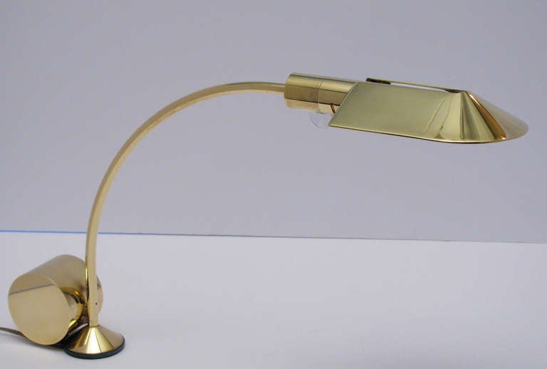 Mid-Century Modern Cedric Hartman Counterbalanced Brass Lamps