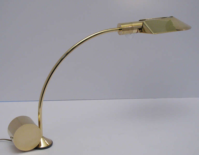 American Cedric Hartman Counterbalanced Brass Lamps