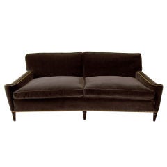 A Widdicomb Velvet Sofa