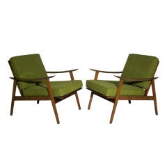 A Pair of Mid-Century Easy Chairs