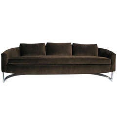 A Milo Baughman Cantilevered Sofa