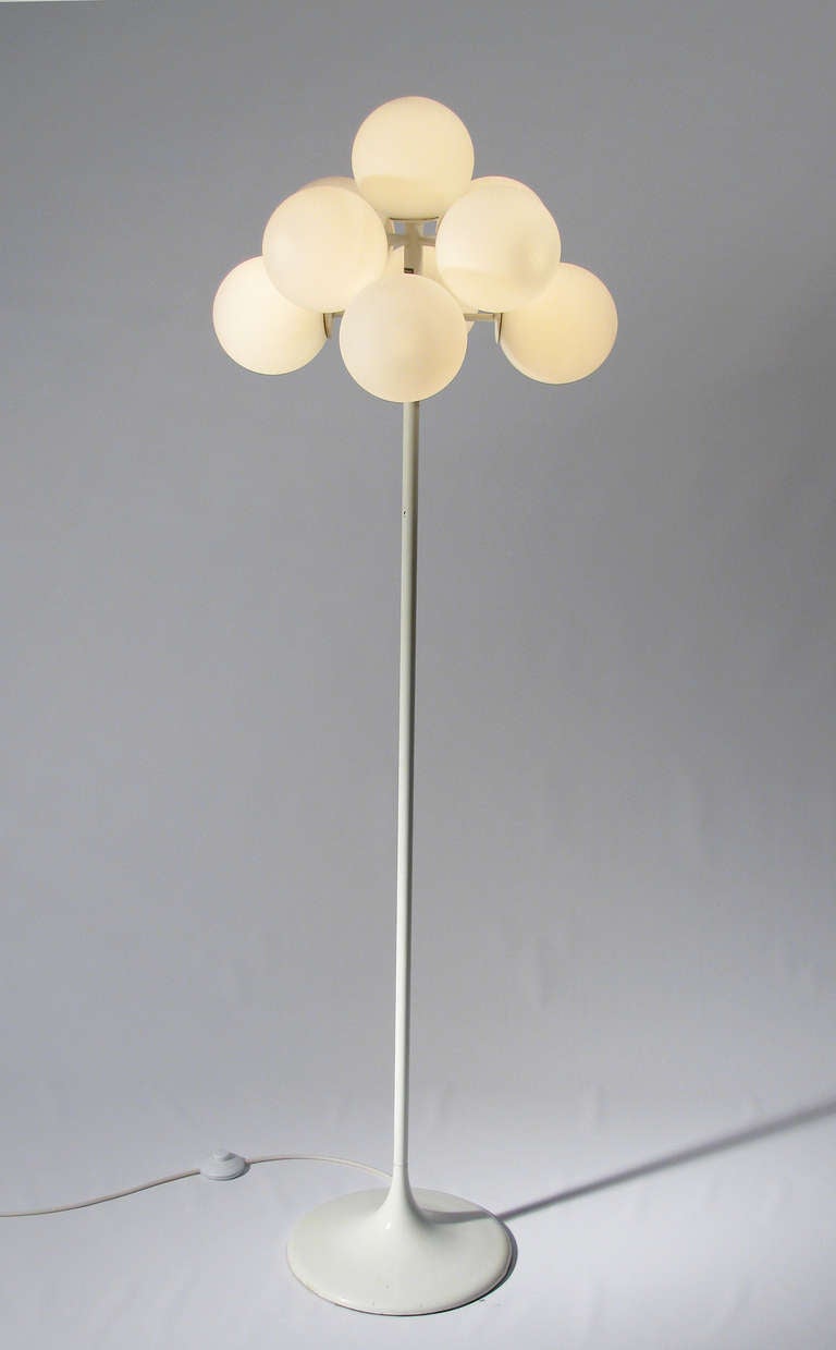 Mid-Century Modern Pair of Max Bill Floor Lamps
