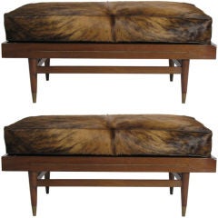 A Pair of Mid-Century Benches