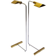 Adjustable Pair of Reading Lamps by Cedric Hartman