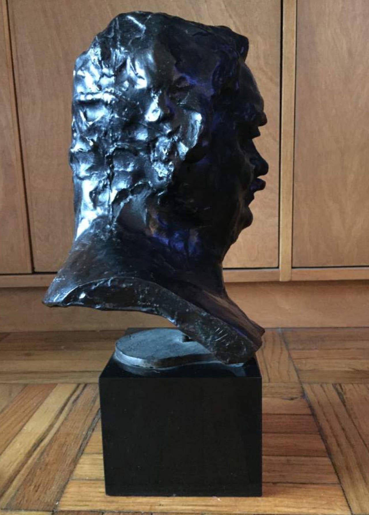 Patinated Auguste Rodin Bronze Sculpture of Balzac