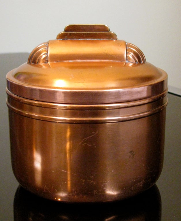 Mid-20th Century A Copper Tobacco Humidor