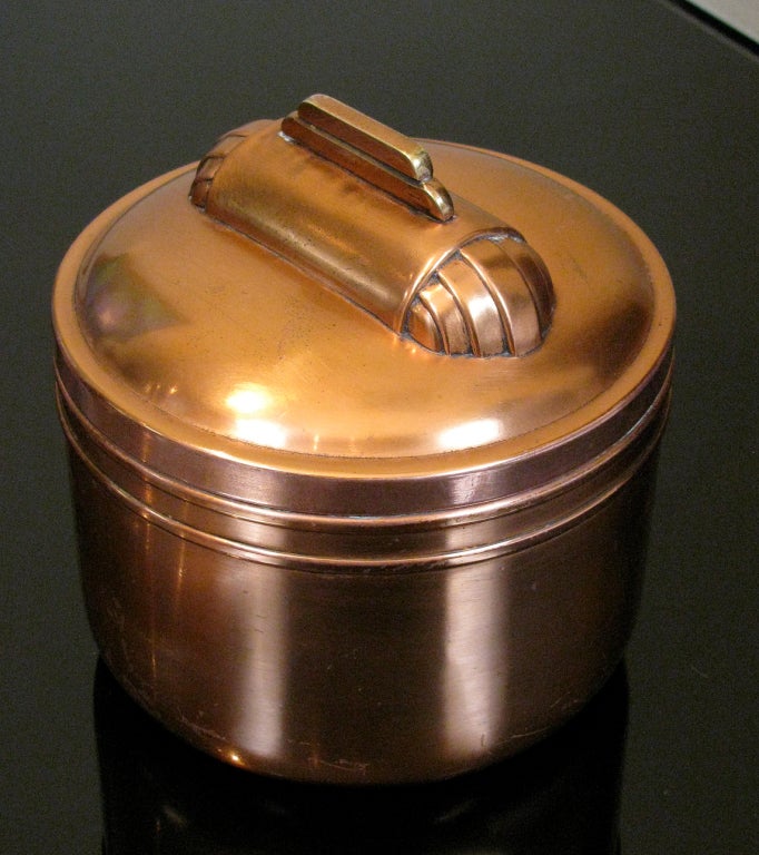 A Copper Tobacco Humidor 1