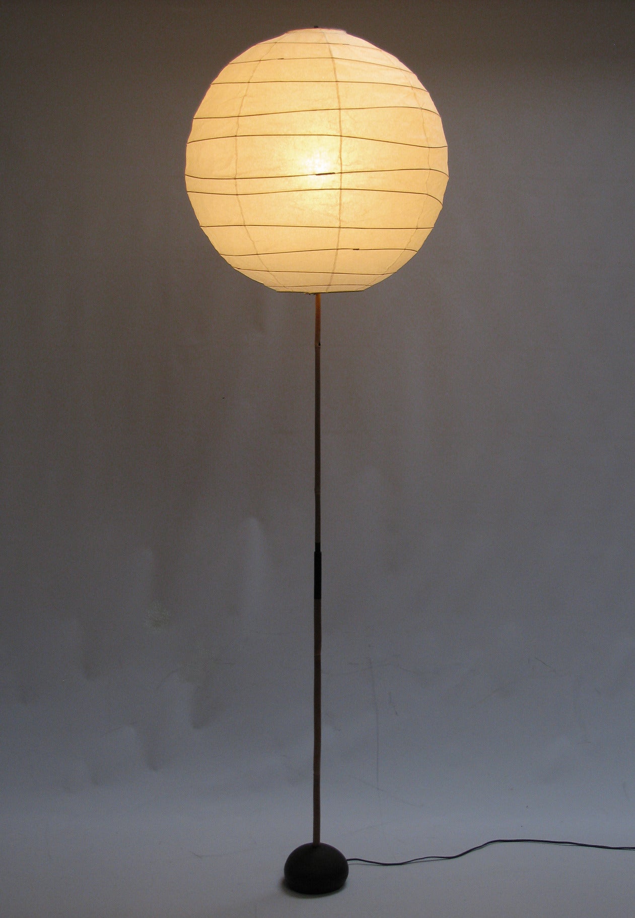 Japanese Isamu Noguchi Bamboo Floor Lamp