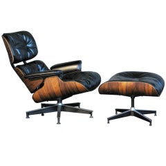 Eames Rosewood Lounge Chair & Ottoman