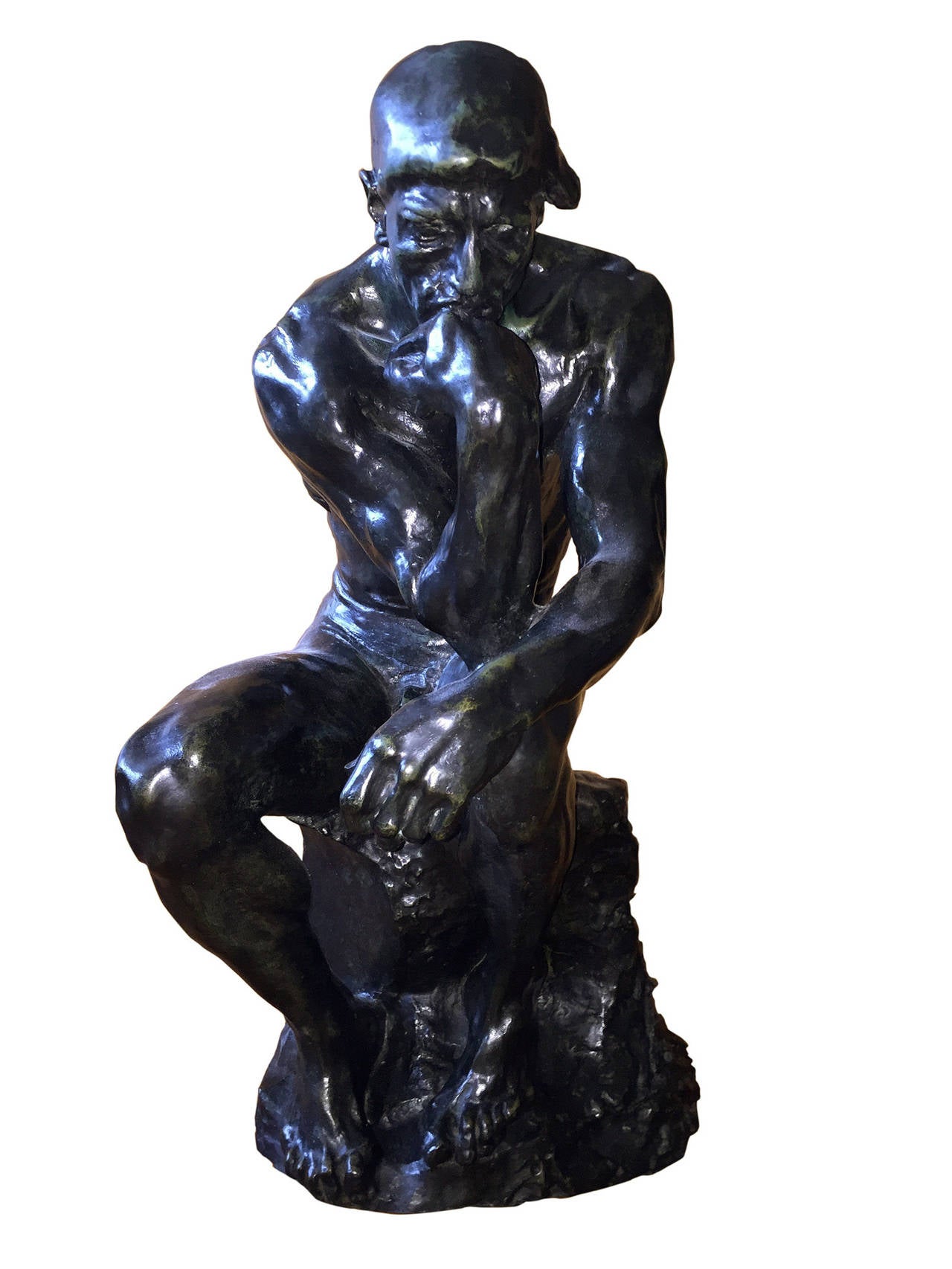 American Auguste Rodin “The Thinker” Bronze Sculpture For Sale