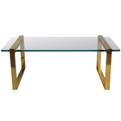 A Brass Coffee Table