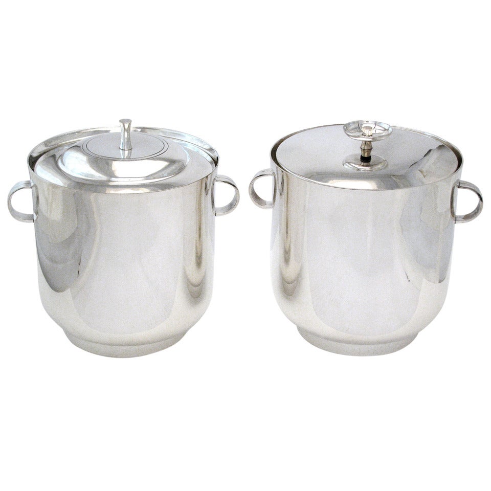Tommi Parzinger Silver Champagne Coolers or Ice Buckets