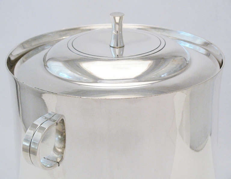 Tommi Parzinger Silver Champagne Coolers or Ice Buckets In Excellent Condition In Austin, TX