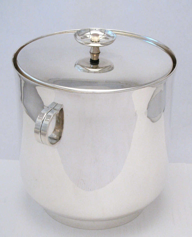 Silver Plate Tommi Parzinger Silver Champagne Coolers or Ice Buckets