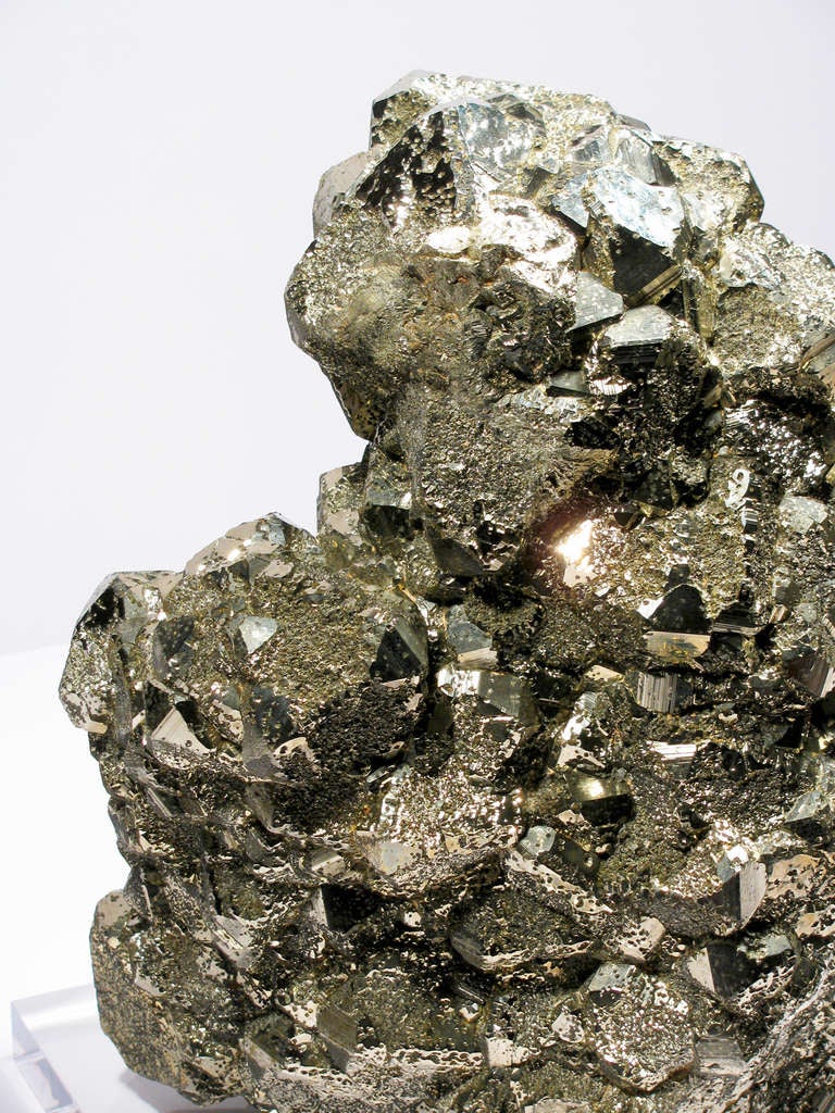 Organic Modern Large Pyrite Mineral Specimen For Sale