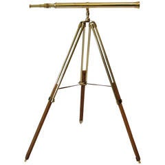 Early 20th Century Brass Telescope