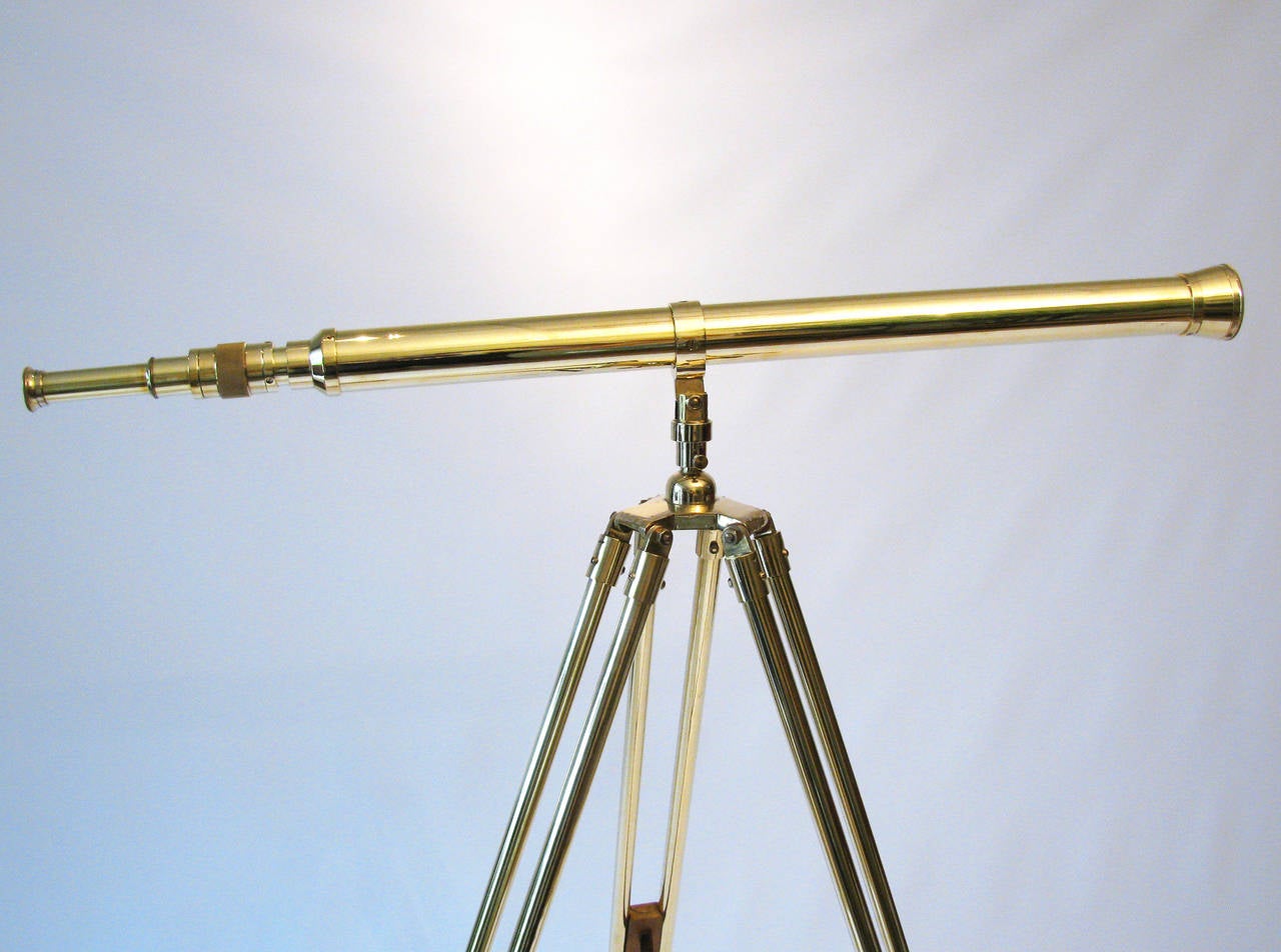 Early 20th Century Brass Telescope 2