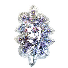 5 Feet Tall French Glass Bead Wreath