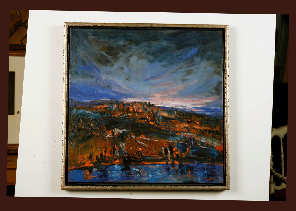 Painting by Henrietta Berk ( 1919 - 1990 )