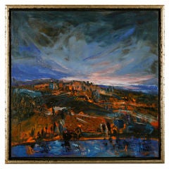 Painting by Henrietta Berk ( 1919 - 1990 )