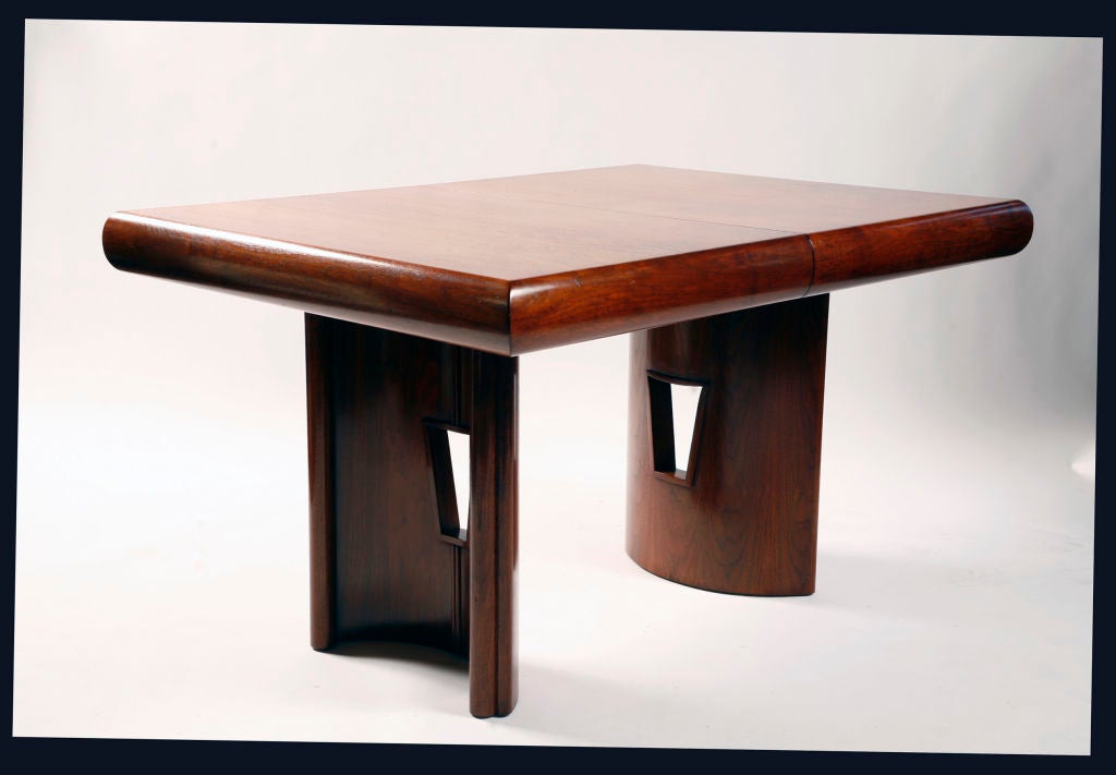 American Mahogany Extending Dining Table