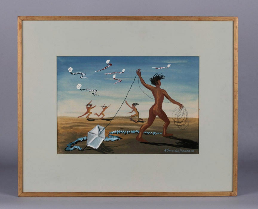 MANUEL GONZALEZ SERRANO (1917-1960), Surrealist Painting