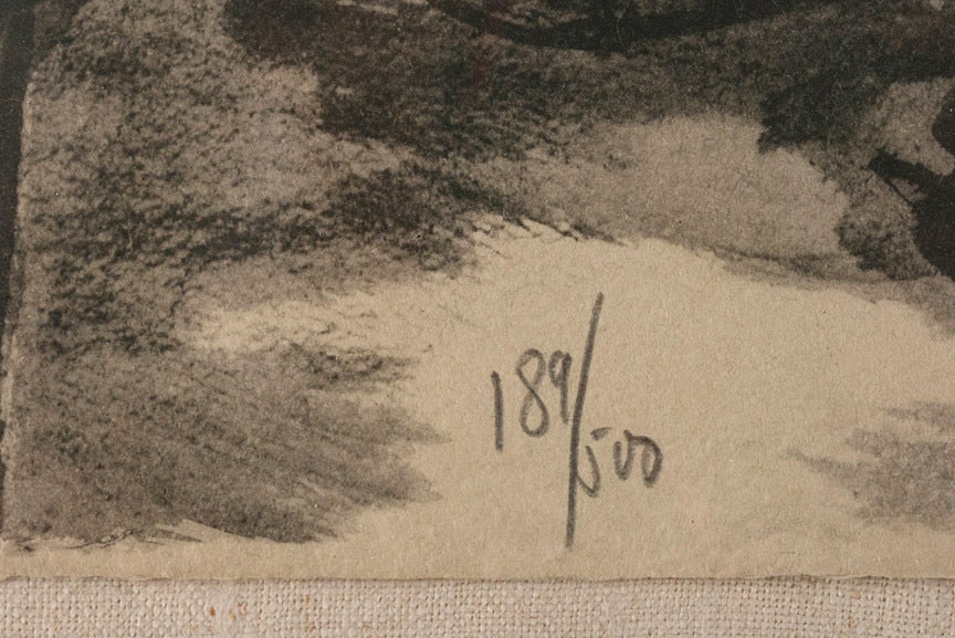 Large Rare Picasso 1967 Lithograph 