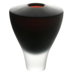 Large prototype Vase by Flavio Poli for Seguso/Vetri d'Arte