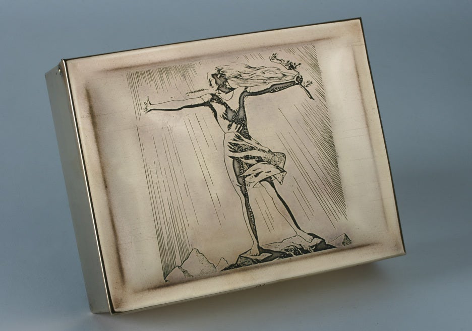 Rare Rockwell Kent Cigar Box
